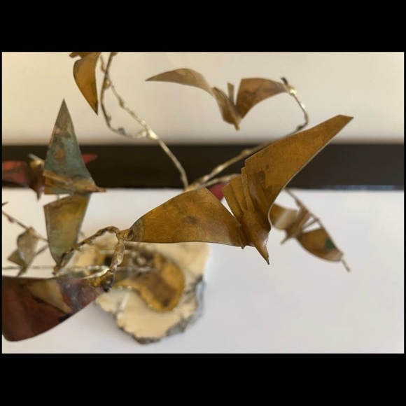 Vintage Brutalist Metal Bird Sculpture by Cliff Widdowson - Picture 3 of 6